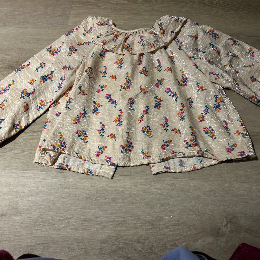 🌸✨ ZARA Dressy Top – Size 4–5T ✨🌸